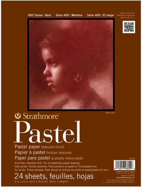 PASTEL PAPER PAD 400 11X14 24 SHEETS ASSORTED COLORS