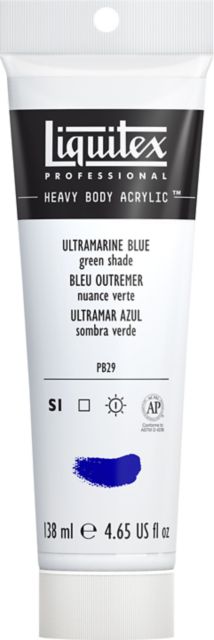 HEAVY BODY ACRYLIC 4.65OZ TUBE ULTRAMARINE BLUE
