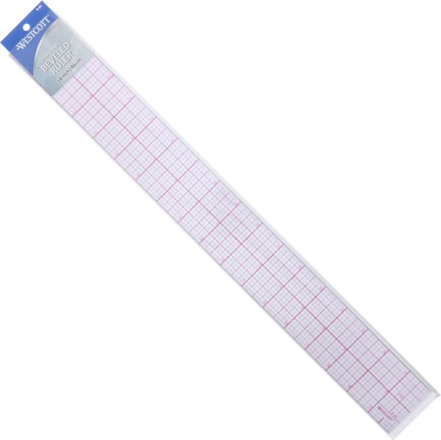 Ruler Standard Beveled 2X18