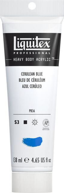 HB ACRYLIC 4.65OZ TUBE  CERULEAN BLUE