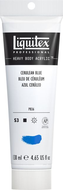 HB ACRYLIC 4.65OZ TUBE  CERULEAN BLUE