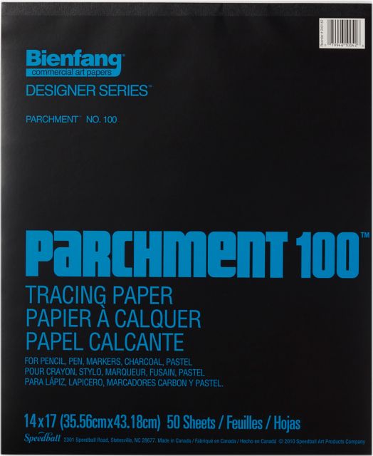 TRACE PARCHMENT #100 14X17 50-SHEETS