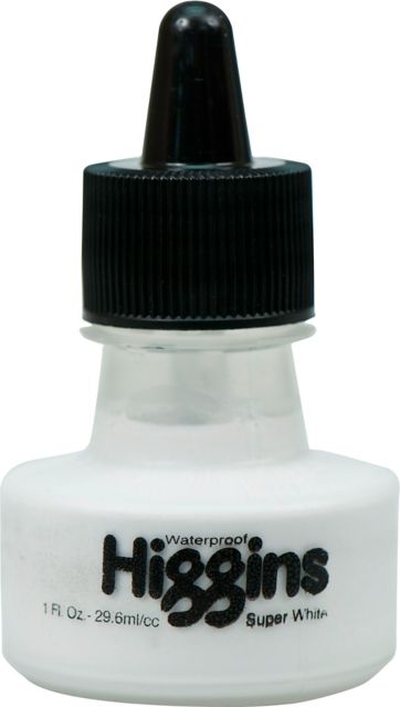 HIGGINS INK SUPERWHTE WATERPROOF 1 OZ