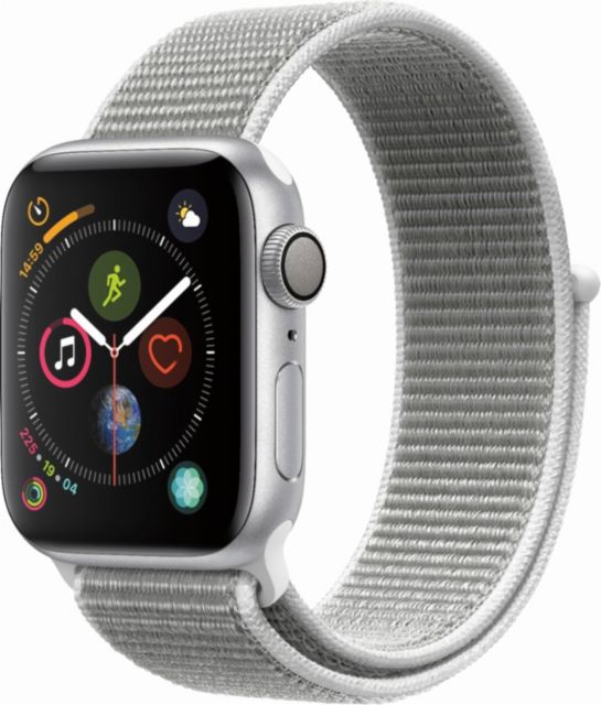 Apple Watch Series 4 (GPS) 40mm Silver Aluminum Case with Seashell 