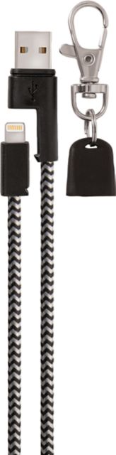Helix Lightning Charging Cable Lanyard, Black - ONLINE ONLY