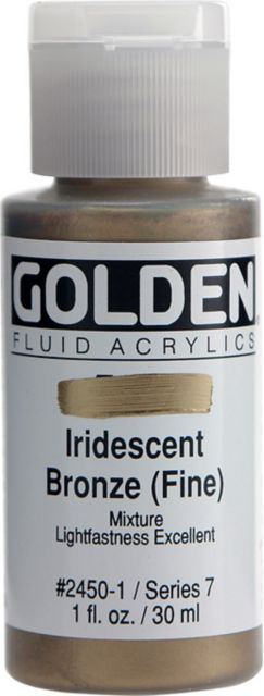 Fluid Acrylic Iridescent Bronze 1 oz