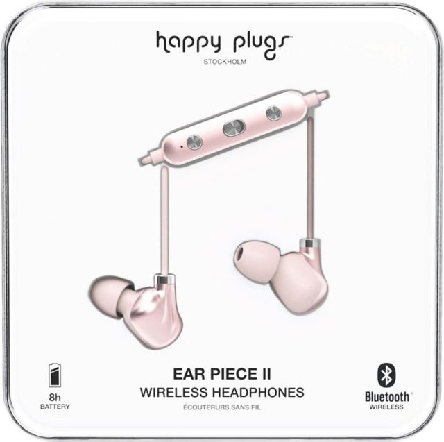 Happy Plugs Wireless II BT- Pink Gold - ONLINE ONLY: Bethune