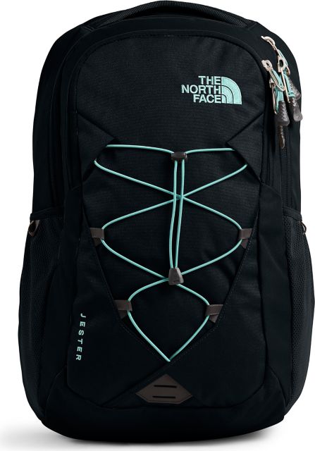 north face backpack blue and black