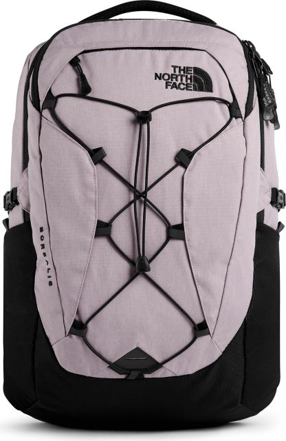 Black and purple 2025 north face backpack