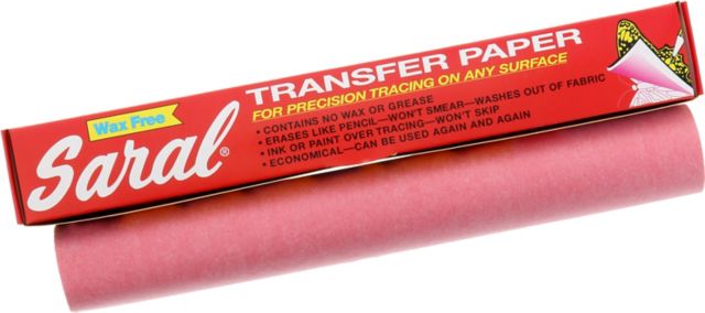 SARAL PAPER RED PHOTO 12-FOOT