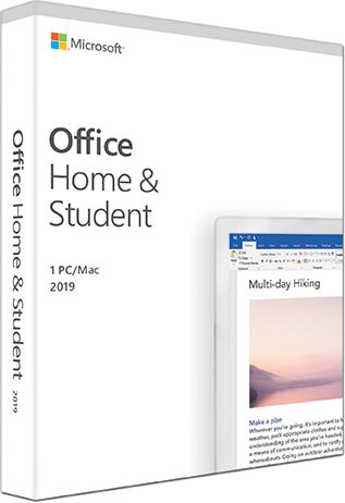 Microsoft Office 2019 Home and Student Mac/Win 1 License Medialess