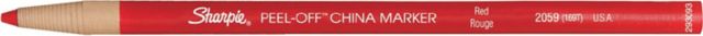 American Recorder China Marker - Red