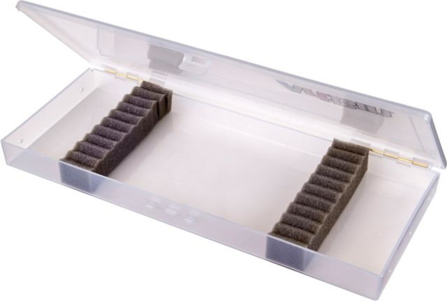 BRUSH BOX SMALL W/FOAM HOLDERS TRANSLUCENT