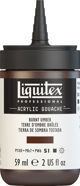 ACRYLIC GOUACHE 59ML BURNT UMBER