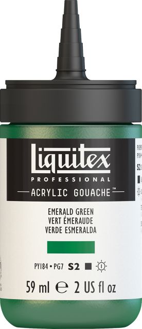 ACRYLIC GOUACHE 59ML EMERALD GREEN