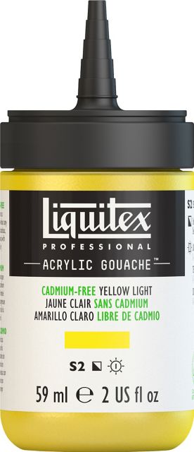 ACRYLIC GOUACHE 59ML CADMIUM FREE YELLOW LIGHT