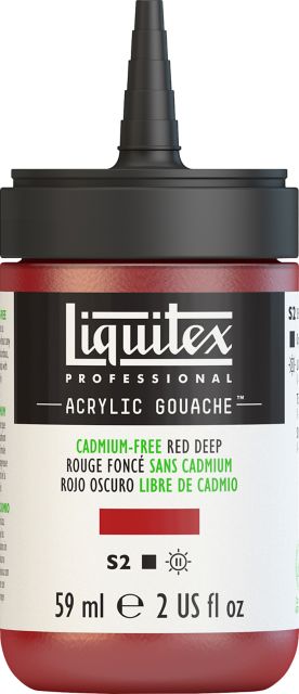 ACRYLIC GOUACHE 59ML CADMIUM FREE RED DEEP