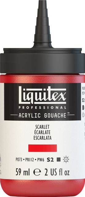ACRYLIC GOUACHE 59ML SCARLET