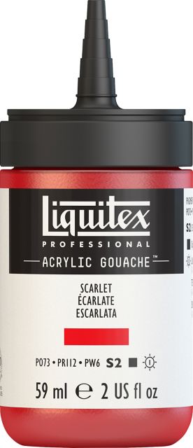 ACRYLIC GOUACHE 59ML SCARLET