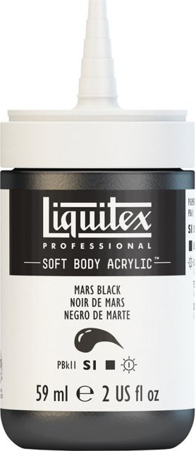 PROFESSIONAL SOFT BODY ACRYLIC 59ML MARS BLACK