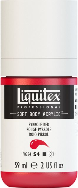 PROFESSIONAL SOFT BODY ACRYLIC 59ML PYRROLE RED