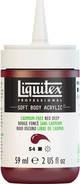 PROFESSIONAL SOFT BODY ACRYLIC 237ML CADMIUM FREE RED DEEP