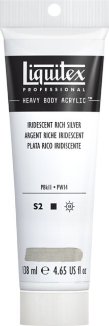 Hb Acrylic 4.65Oz Iridescent Bright Silver