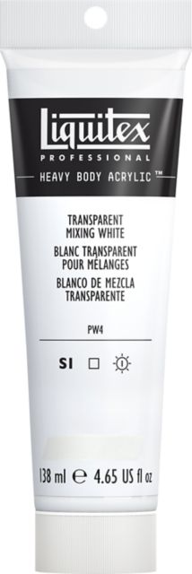 Hb Acrylic 4.65Oz Transparent Mixing White