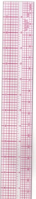 RULER PICA BEVELED 2X18