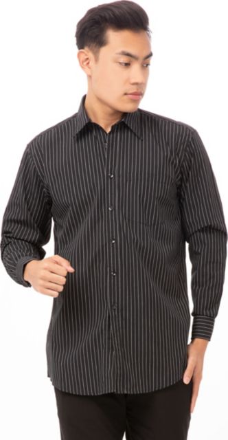 SHIRT L/S CHARCOAL DASH 3X