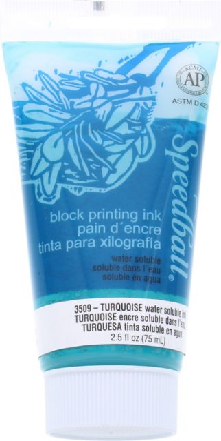 BLOCK INK WATER BASED 2.5OZ TURQUOISE