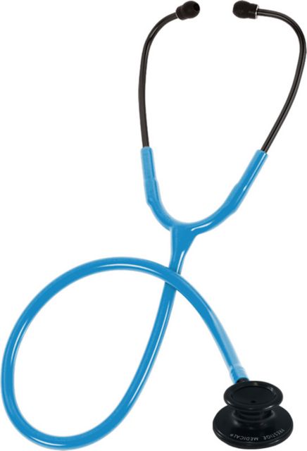 CLINICAL LITE STETHOSCOPE IN 2 PIECE BOX-STEALTH CHESTPIECE NEON BLUE