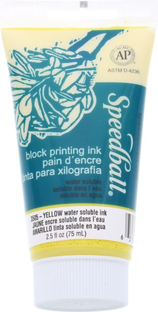 BLOCK INK WATER BASED 2.5OZ YELLOW