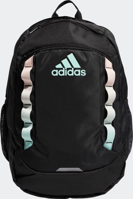 adidas black and pink backpack