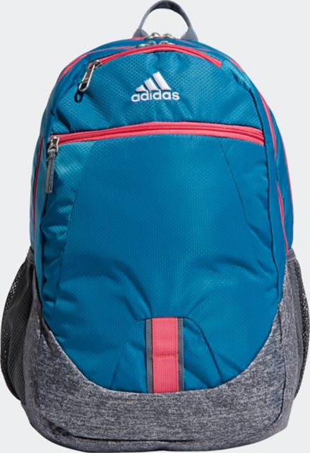 Blue and pink adidas backpack sale