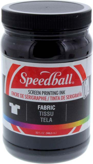 SCREEN INK FABRIC 32OZ BLACK