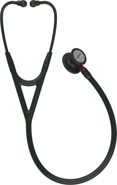 3M LITTMANN CARDIOLOGY IV STETHOSCOPE-BLACK TUBE AND CHESTPIECE RED STEM