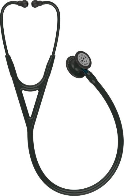 3M LITTMANN CARDIOLOGY IV STETHOSCOPE-BLACK TUBE AND CHESTPIECE BLUE STEM