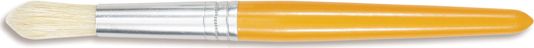 BRISTLE ROUND BRUSH MULTICOLOR HANDLE