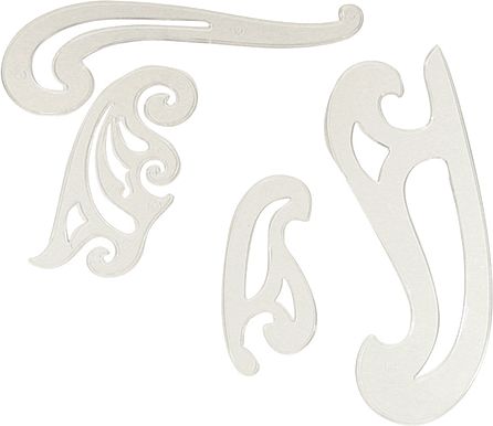 FRENCH CURVES SET 4