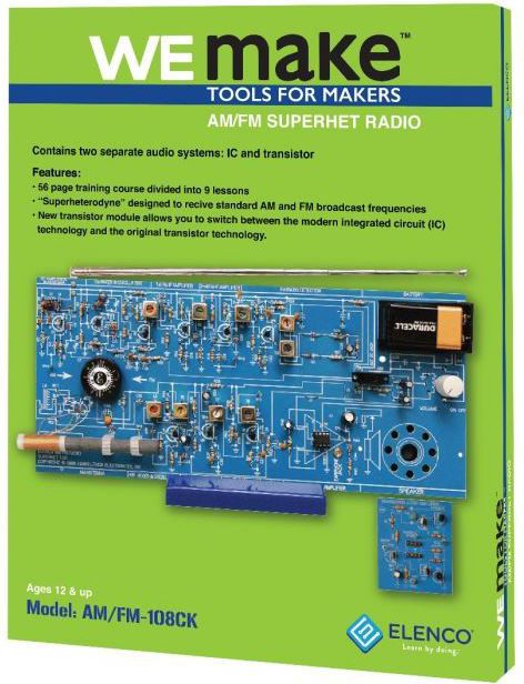 AM/FM Radio Kit (Combo IC & Transistor) 108CK