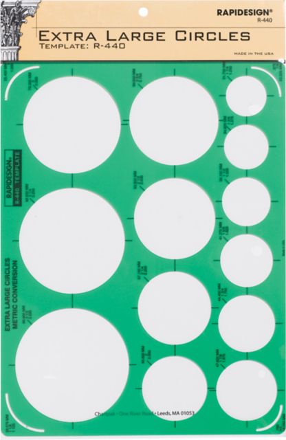 TEMPLATE CIRCLES EXTRA LARGE INK