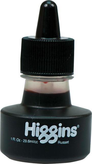 HIGGINS INK RUSSET WATERPROOF 1 OZ