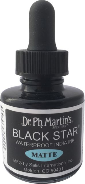 Black Star Matte Ink 1 oz.