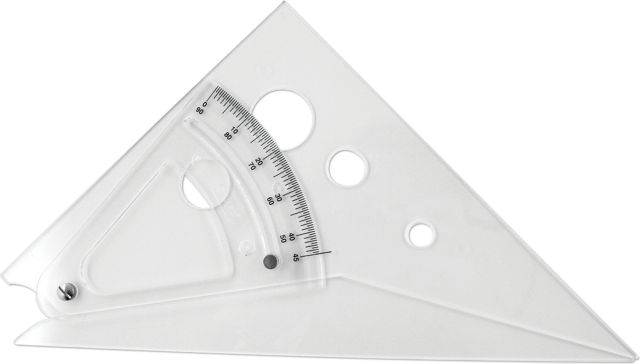Triangle Adjustable Clear 10 Inch