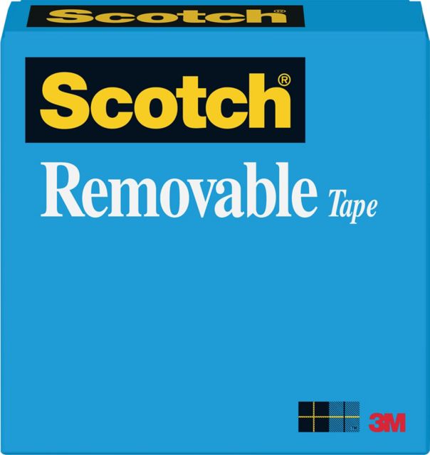 TAPE 811 REMOVABLE 3-INCH CORE 3/4X72 YARD
