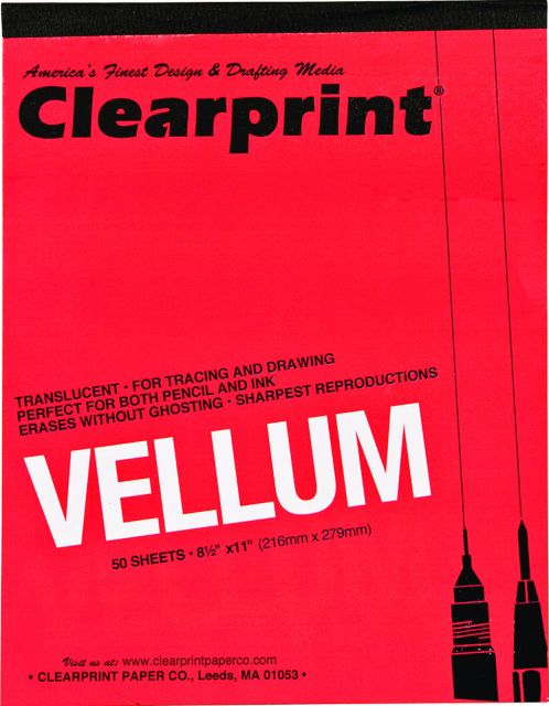 Vellum Sheets (8.5 X 11) - 25 Count