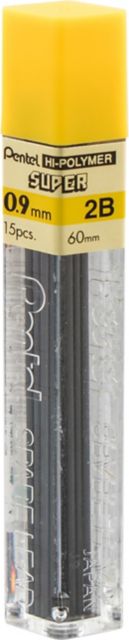 LEAD MECHANICAL PENCIL .9MM 2B 12-TUBE