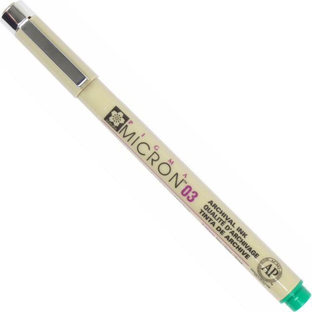 MICRON PEN .35MM GREEN