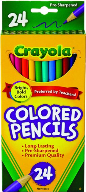 CRAYOLA COLOR PENCIL 24CT (6)
